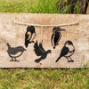 Metal Silhouettes Mini Bird Set