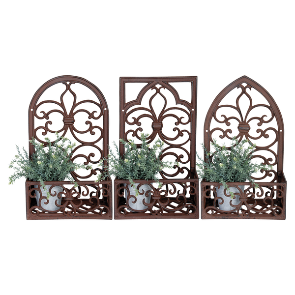 Planter box frame cast iron ass.