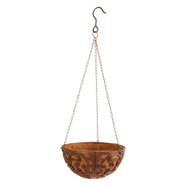 Hanging basket with coconut 25cm S