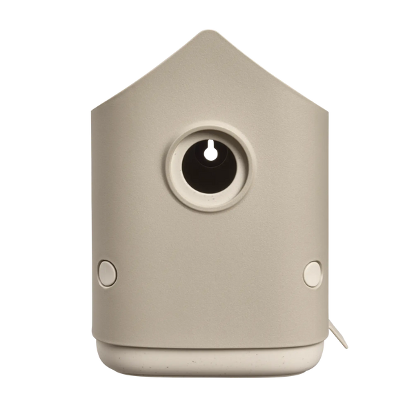 Cosy vogelhuisje paddenstoel beige – nestkast voor koolmezen & pimpelmezen | Duurzaam gerecycled kunststof & weerbestendig