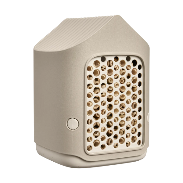 Cosy insectenhotel paddenstoel beige – voor solitaire bijen, lieveheersbeestjes & gaasvliegen | Duurzaam gerecycled kunststof