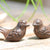 2 birds "Friendship" rust