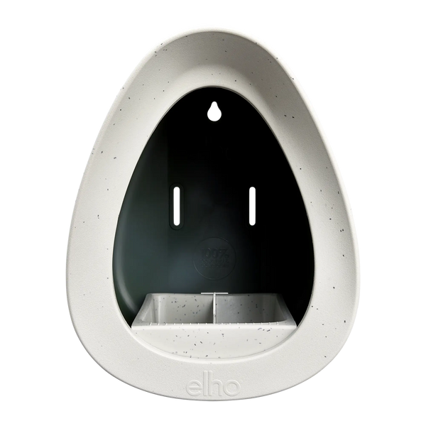 Essential vogelvoeder fibrous grey – vogelvoerhuisje voor tuin & balkon | Duurzaam gerecycled kunststof & weerbestendig