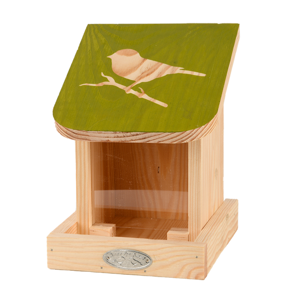 Slide bird feeder