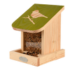 Slide bird feeder