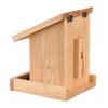 Slide bird feeder
