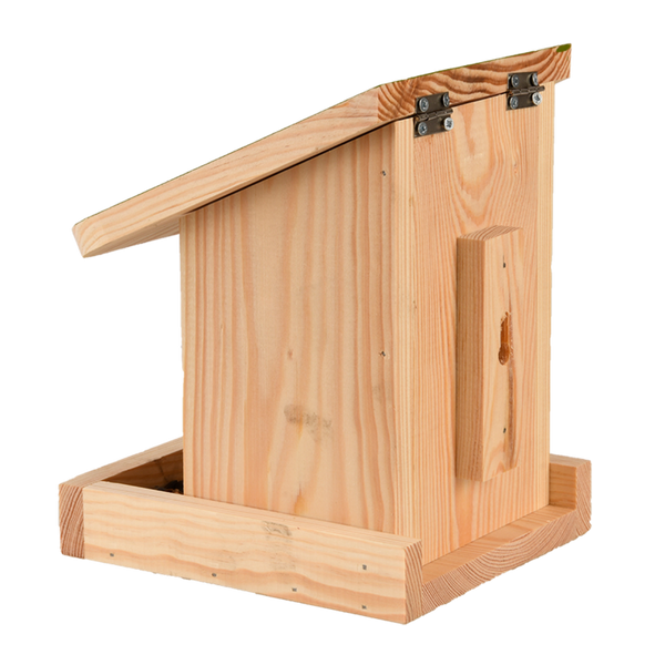 Slide bird feeder