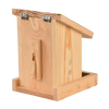 Slide bird feeder