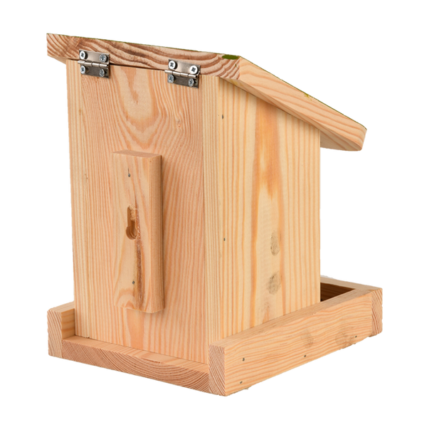 Slide bird feeder