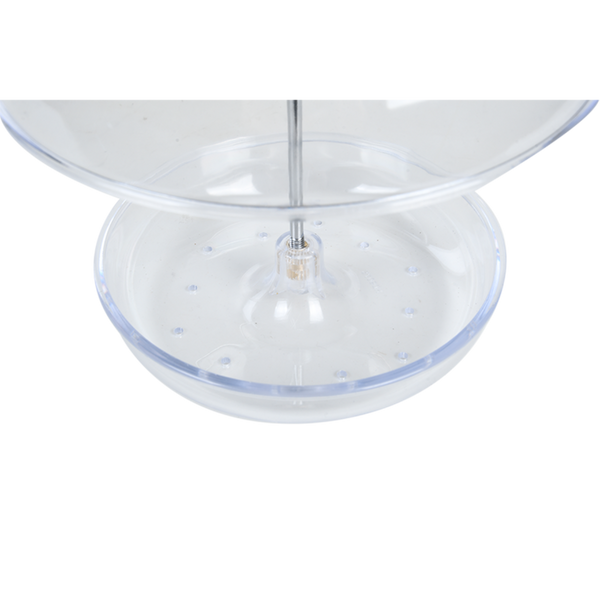 Vogelhäuschen aus Acryl mit Rotkehlchenmotiv