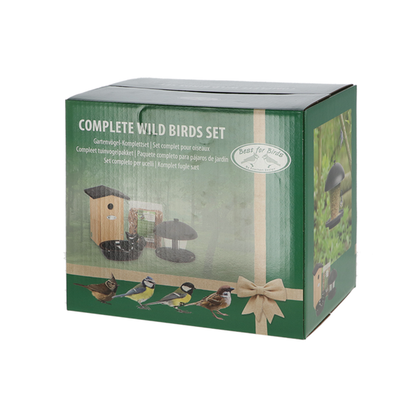 Complete garden bird package