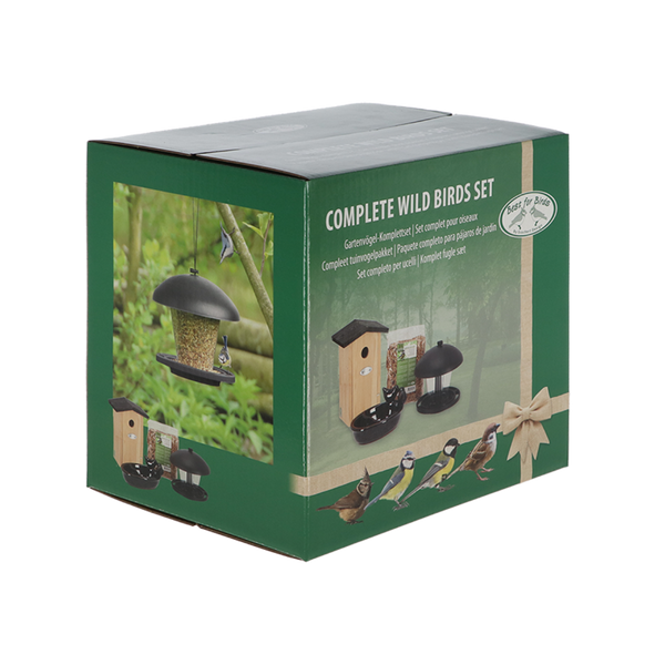Complete garden bird package