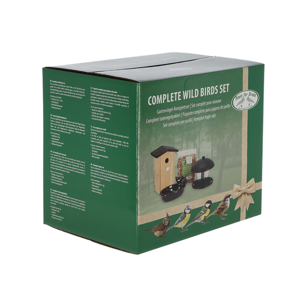 Complete garden bird package