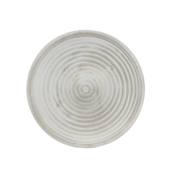 Birdbath ceramic grey
