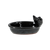 Ceramic feeding/drinking bowl black