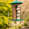 Drie vogelvoersilos in één XXL
