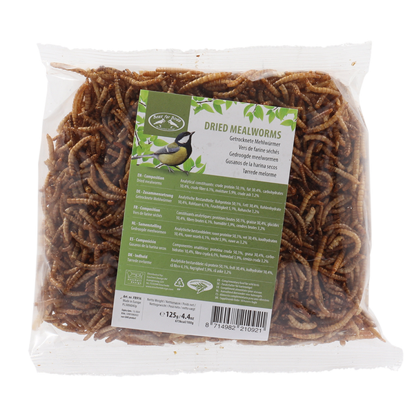 Getrocknete Mehlwürmer 125g