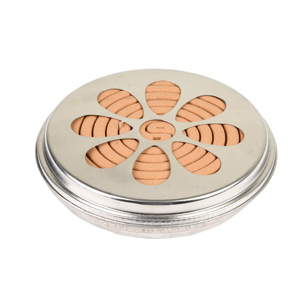 Citronella-Spiralen in Zink
