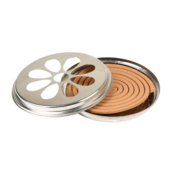 Citronella-Spiralen in Zink