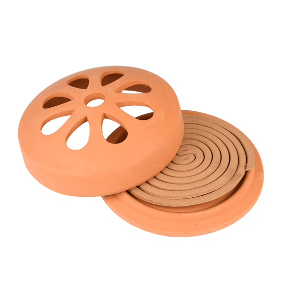 Zitrone. Spiralen Terrakotta