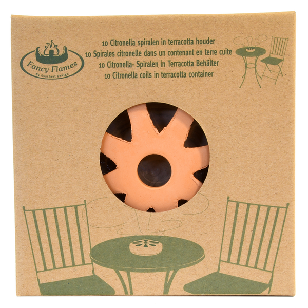 Zitrone. Spiralen Terrakotta