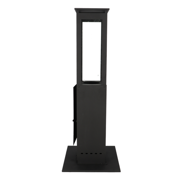 Esschert Design Houtpellet Terrasheater – Zwart staal, 50×50×135,6 cm (FF544)