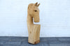 Houtsculptuur paard