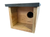 Nichoir à chevêches d'Athéna en bois, angle 5° | Kooprijk