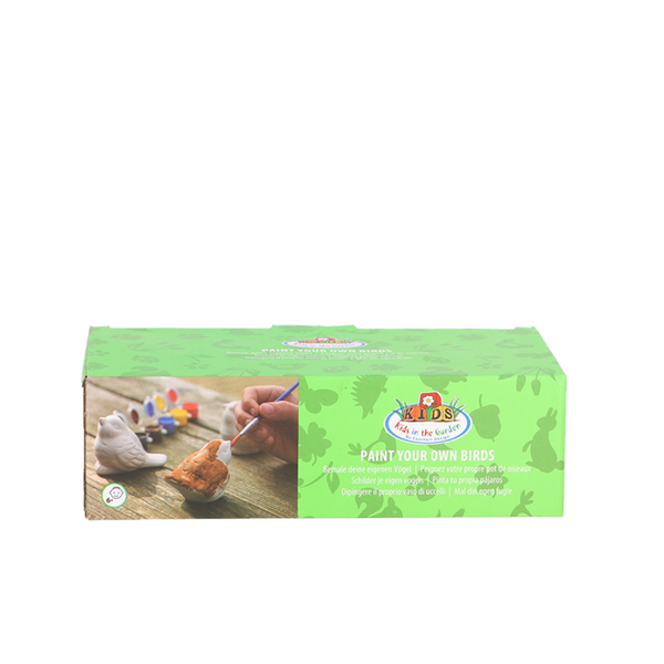 Esschert Design PIY Set Tuinvogels – Creatief vogelhuis schilderpakket (KG299)html Kopiëren Bewerken
