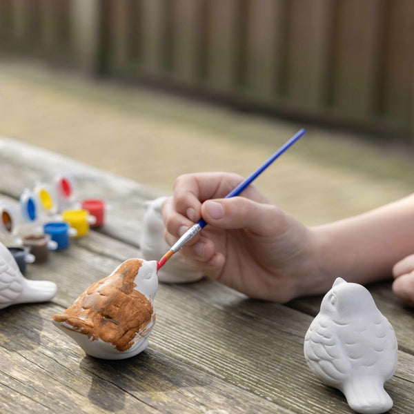 Esschert Design PIY Set Tuinvogels – Creatief vogelhuis schilderpakket (KG299)html Kopiëren Bewerken