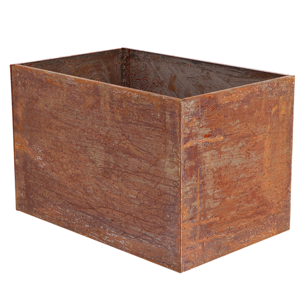 Pflanzkasten rost rechteckig. S