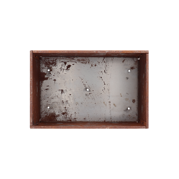 Pflanzkasten rost rechteckig. S