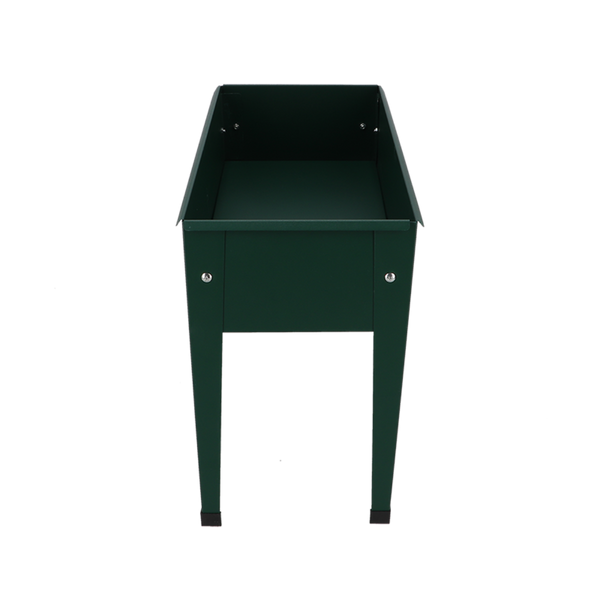 Esschert Design Verhoogde Kweekbak Metaal Groen S – Compacte moestuinbak 62×29×45 cm (20 L)