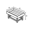 Kweekbak Grow box small Parsley Planter Douglas onbehandeld