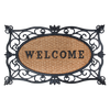 Deurmat rubber/kokos "Welcome"