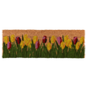 Deurmat kokos tulpen