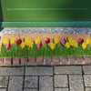 Doormat coconut tulips