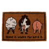 Doormat: Home is where the herd is doormat