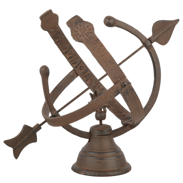 Sonnenuhr aus Gusseisen