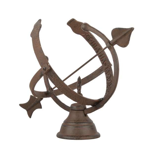 Sonnenuhr aus Gusseisen