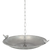 Rain chain with bird bath