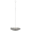 Rain chain with bird bath