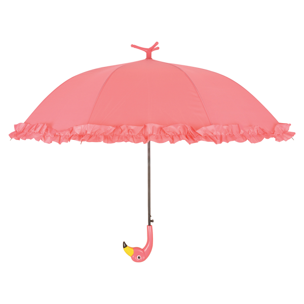 Paraplu flamingo met ruches