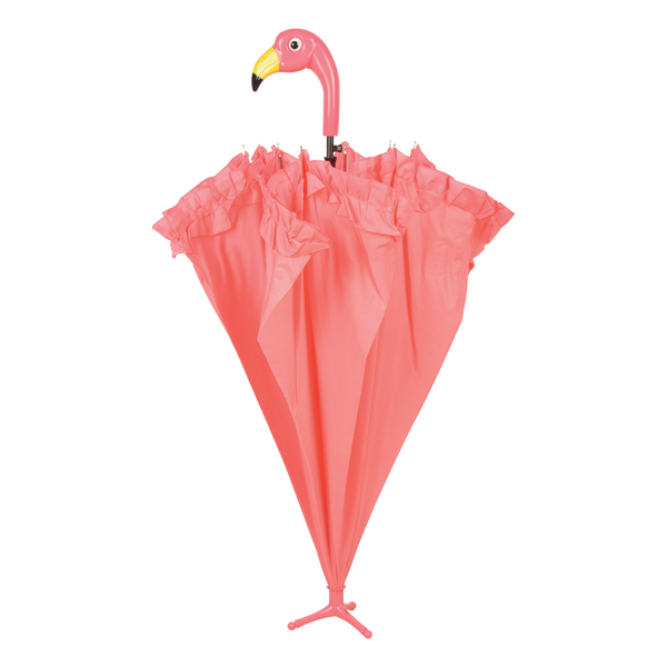 Umbrella flamingo with ruffles