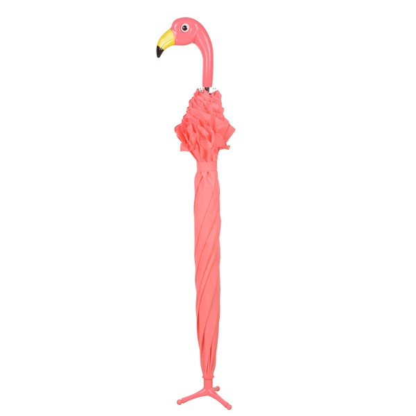 Umbrella flamingo with ruffles