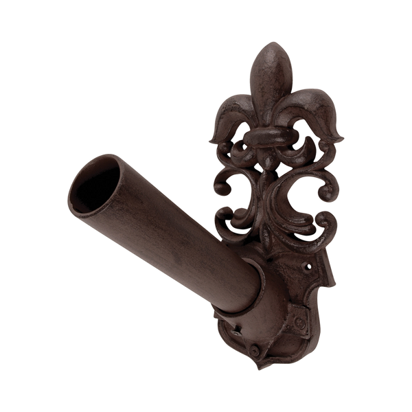 French lily flagpole holder
