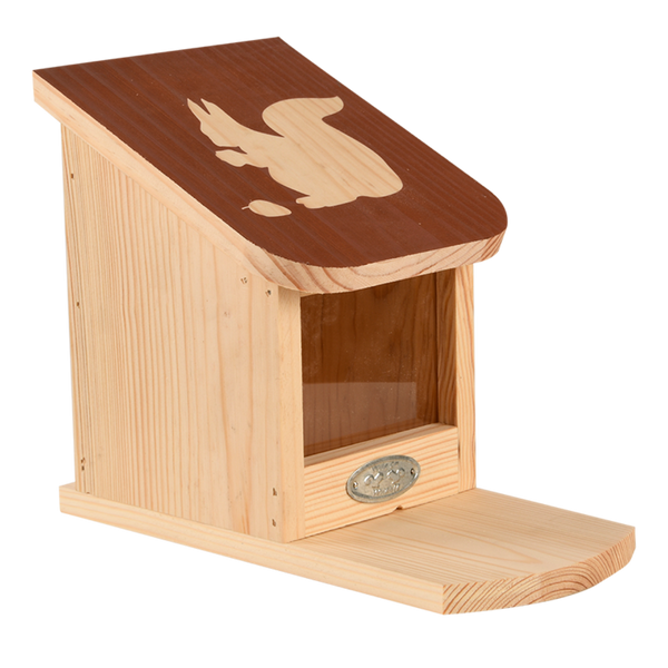 Eichhörnchen-Futterhaus aus Rutsche