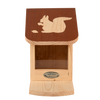 Diapositief eekhoorn voederhuis