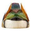 DecoBird Mandarijneend – handgesneden houten vogel 22,5 cm