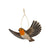 DecoBird roodborstje vliegend